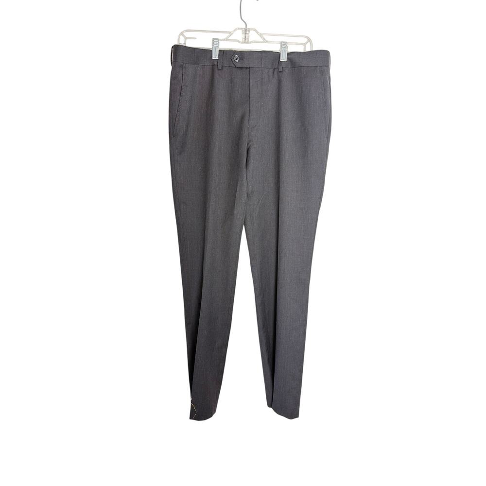 Bar III Extra Slim Fit Men Size 33x30 Black Dress Pants Slacks Suit Trousers